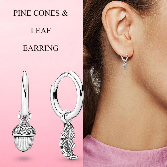 925 Серебряные серьги-гвоздики Женские модные серьги-гвоздики Ювелирные изделия