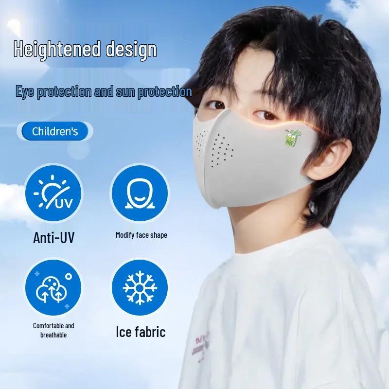 Бесплатная доставка: Детские летние маски с защитой от УФ-лучей (Дизайн 2025 года) для возраста 3-12 лет