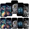 For Samsung Galaxy S24 S23 S22 S20 iPhone 16 15 14 Xiaomi Redmi Note 13 12 11 10 8 Plus 9 Pro 14C 13C Max X XR Phone Case Owl Bird OPPO Huawei Cover