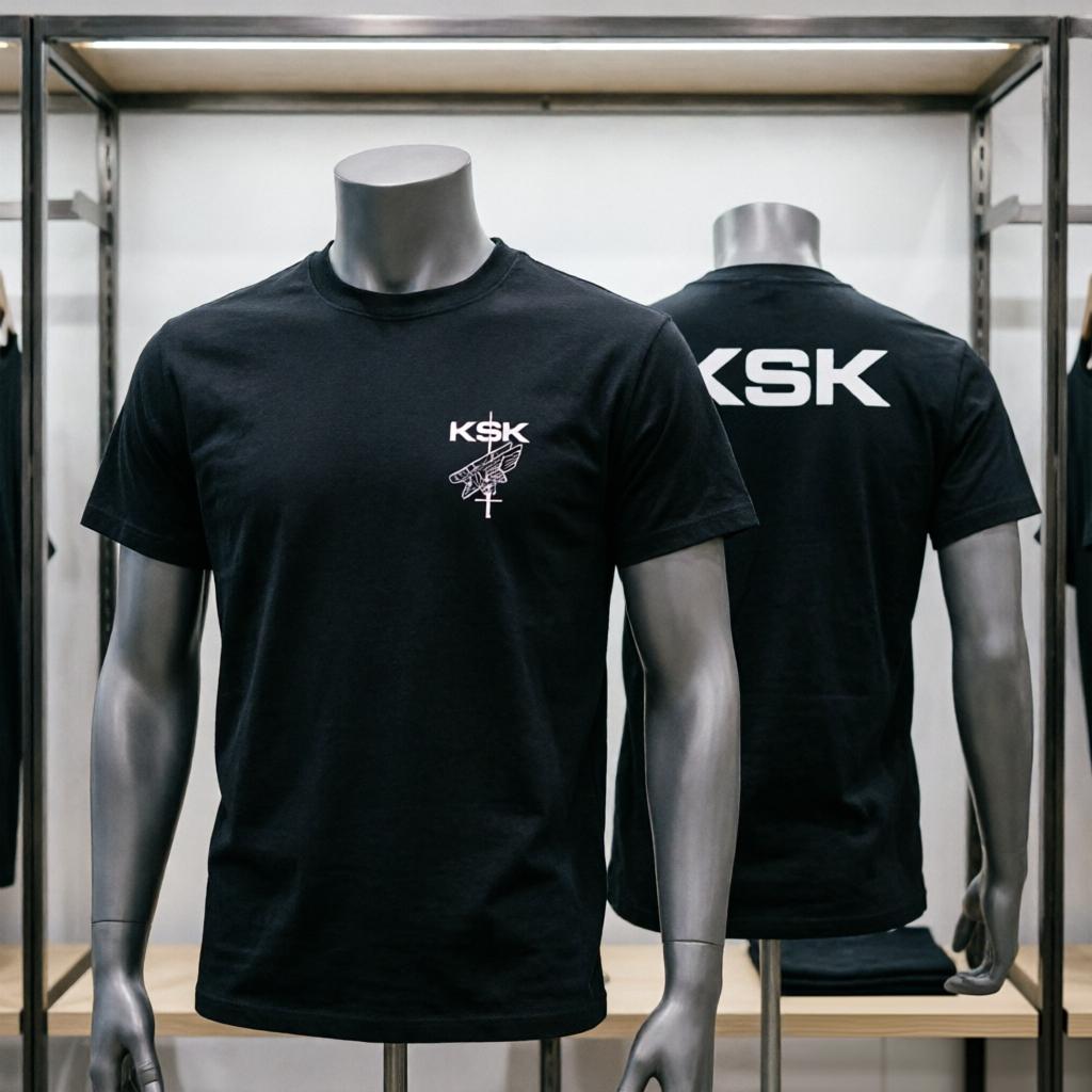 Black Trend 25 New Gerunisex Ksk Land J Special Forces Comunisexder Same Printed Short Sleeved Tshirt Unisexs Tshirt