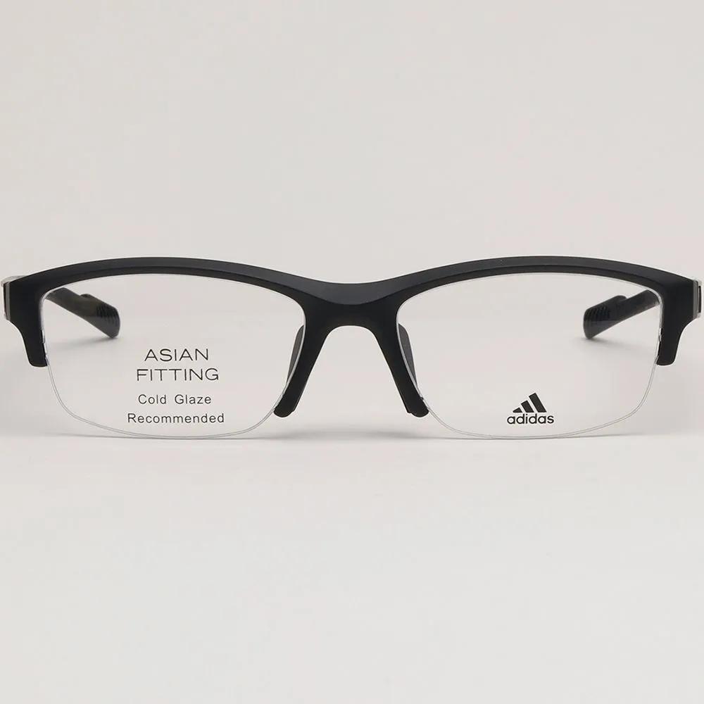 adidas Оправы для очков SP5054D 002 Черные Квадратные Полуободковые
