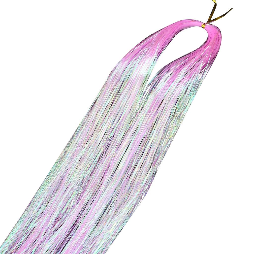 47 Inches Hair Extension-Tinsel 12 Colors 2400 Strands Hair Extensions For Women