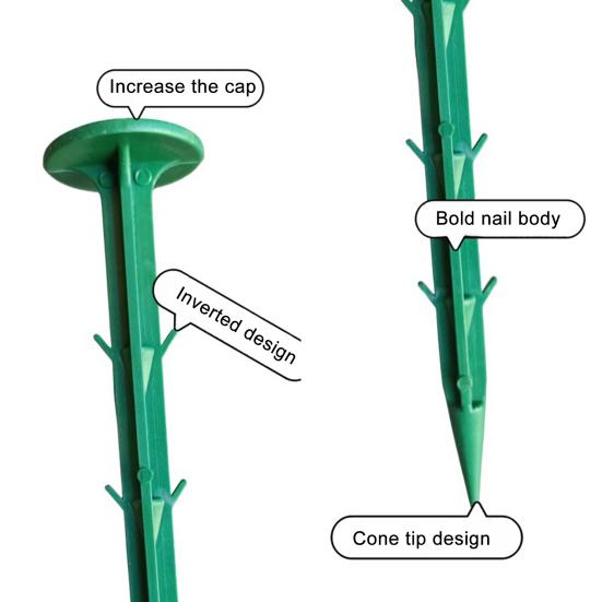 100/200 шт. кольев для дерна, прочные садовые колья, ландшафтные колья