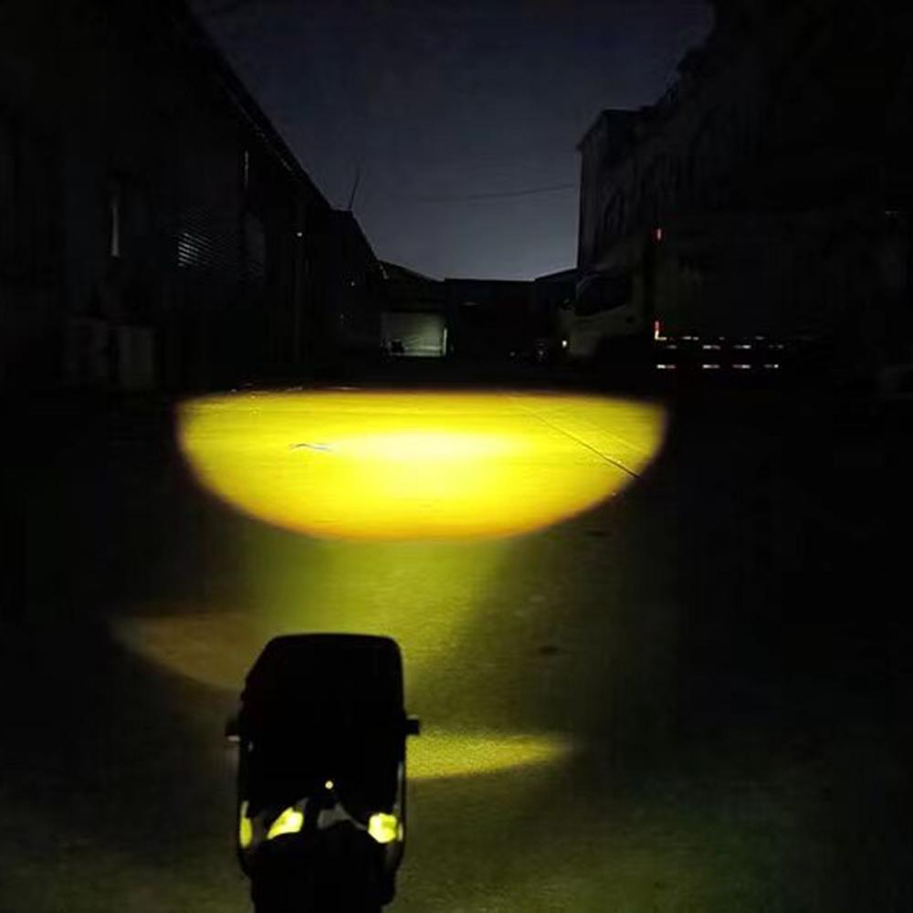 For Jeep Car Truck Off Road 4x4 12V 24V 6000K White 3500K Yellow Super Bright Flush Mount Driving Work Lamp 8D Lens LED Work Light Fog Lights