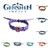 Элементальный светящийся браслет Genshin Impact Глаз Бога Вода Ветер Ювелирное изделие Регулируемый размер