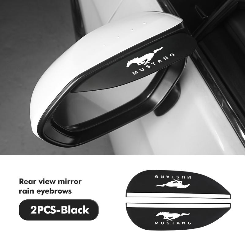 For Ford Car Rearview Mirror Rain Brow PVC Weatherproof Anti-Rain Cover Fiesta Ranger Mondeo Escape Ecosport Fusion Explorer