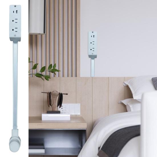 Удлинитель электрических розеток с розетками USB-A/USB-C/AC, регулируемый, вращающийся, портативный, подключаемый удлинитель розеток