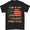 This Is My Pride Flag USA American 4th of July Patriotic Unisex T-Shirt
