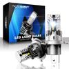 NOVSIGHT H4 LED Новый светодиодный фонарь для техосмотра, интегрированная светодиодная лампа для высокой яркости 18000 лм 6500K, четкие светодиодные фары, переключение ближний/дальний, соответствует,