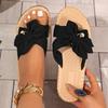 2025 Лето Новые Пляжные Нескользящие Шлепанцы Женские Шлепанцы Элегантные Плоские Сандалии Подошва Однотонная Женская Обувь Слайды Женские