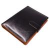 DARLINEFU A5 Size System Notebook for Business PU Cowhide Shantung Use,