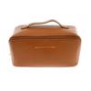 New Makeup Bag Pu Leather Portable Travel Wash Cosmetic Bag Toiletries Organizer Female Storage Handheld Box