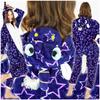 Men's warm pajamas jumpsuit adult winter funny costume m Pentagram Pegasus Onesie Costume - L