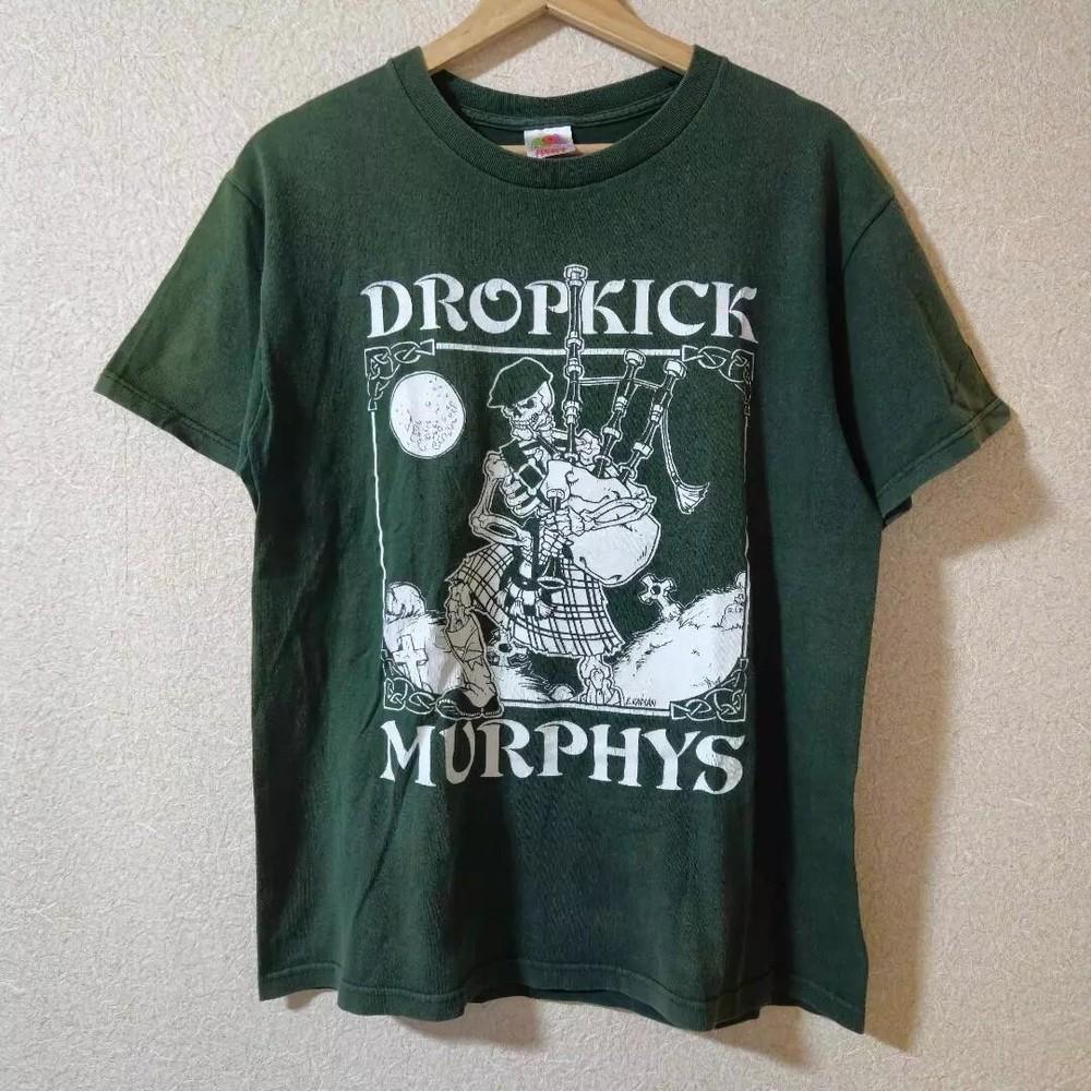 Футболка с коротким рукавом 90-х Dropkick Murphys, лесной зеленый, унисекс