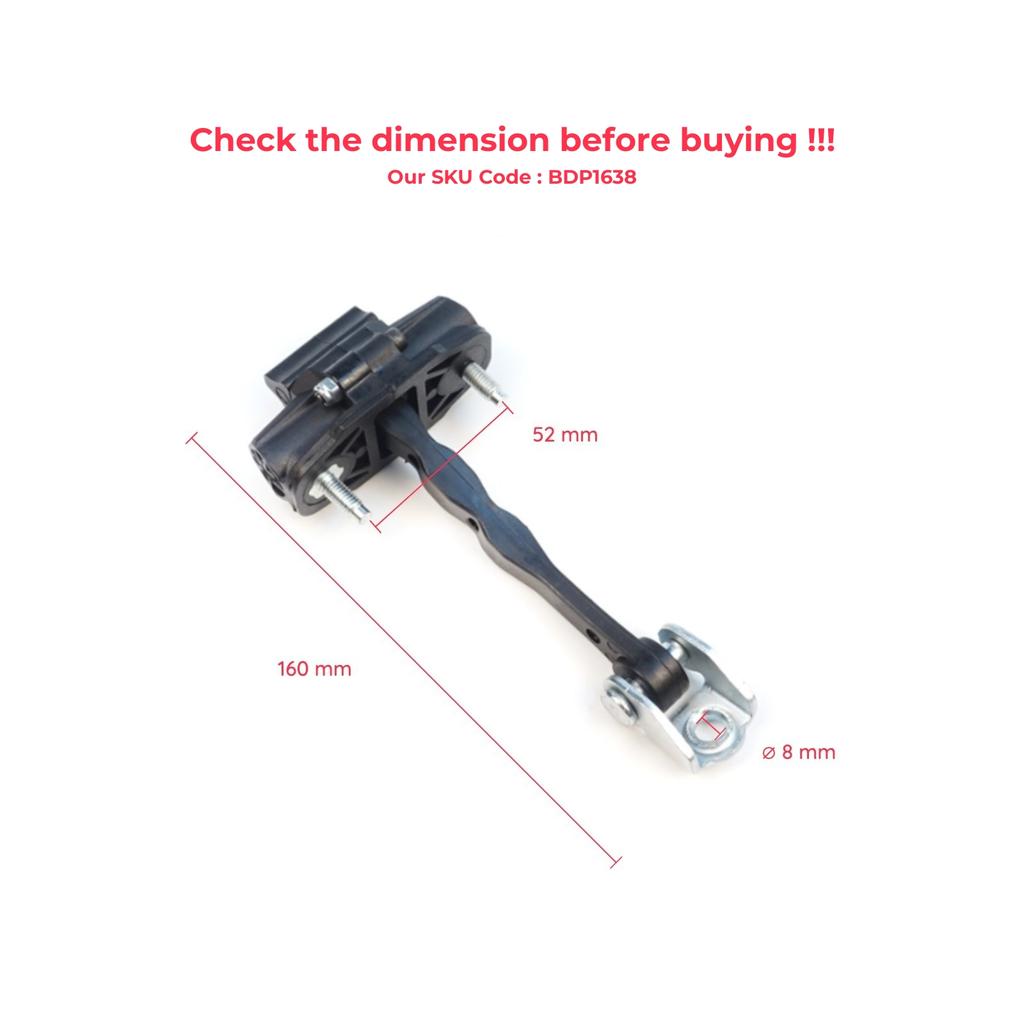 EDP1638 Front Door Stop Check Assy Limiter Strap for Volvo V40 525 Cross Country 526 2012–2019 31299810