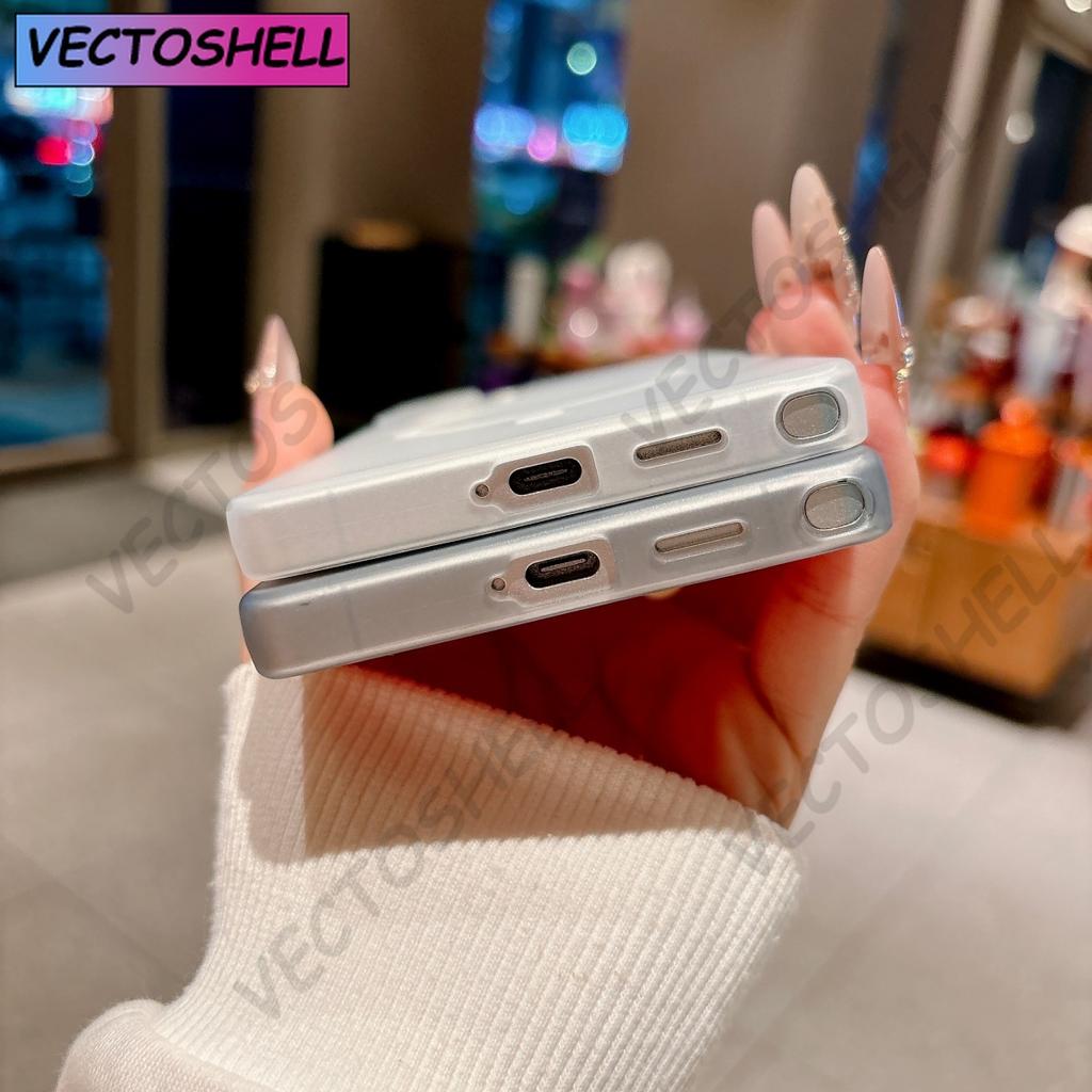 Оригинальный тонкий мягкий матовый полупрозрачный чехол из ТПУ для Samsung S26 S25 S24 S23 Ultra Plus С крышкой для магнитной зарядки Magsafe