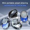 Мини-электрическая дорожная бритва, карманная портативная мужская электрическая водостойкая бритва для лица, USB, быстрая зарядка, небольшой триммер для волос