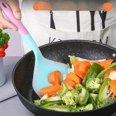 Силиконовая лопатка для стейка, мяса, яиц, скребок для приготовления пищи, антипригарное покрытие, лопатка для блинов, кухонная утварь для выпечки, приготовления пищи, смешивания