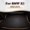 Car Trunk Mat For BMW X3 E83 2005 2006 2007 2008 2009 2010 Cargo Liner Carpet Interior Parts Accessories