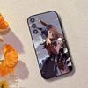 Игра U-Umamusume:Красивый чехол для телефона Derby для Samsung Galaxy A73, A72, A71, A70, A53, A52, A51, Другие Мягкий черный чехол