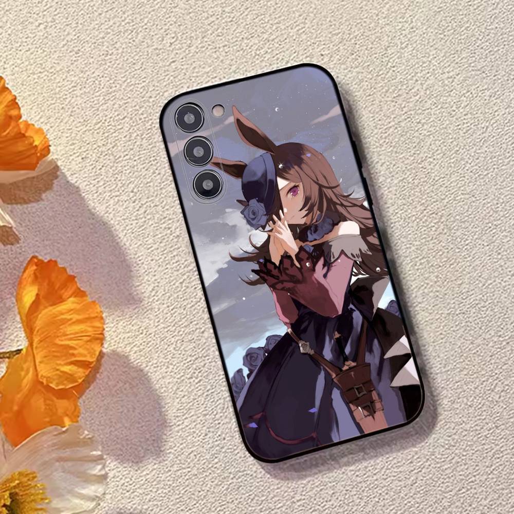 Игра U-Umamusume:Красивый чехол для телефона Derby для Samsung Galaxy A73, A72, A71, A70, A53, A52, A51, Другие Мягкий черный чехол