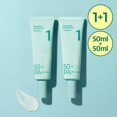[Дуэтный набор] Нет. 1 прозрачный фильтр Sun Essence SPF50+ PA++++, набор Duo ​​50 мл + 50 мл