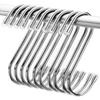 SPENDORFLY S-Hooks, Stainless Steel, 10-Piece Set (11cm X 10pcs), 15kg Load Capacity, Universal Fit (Large)