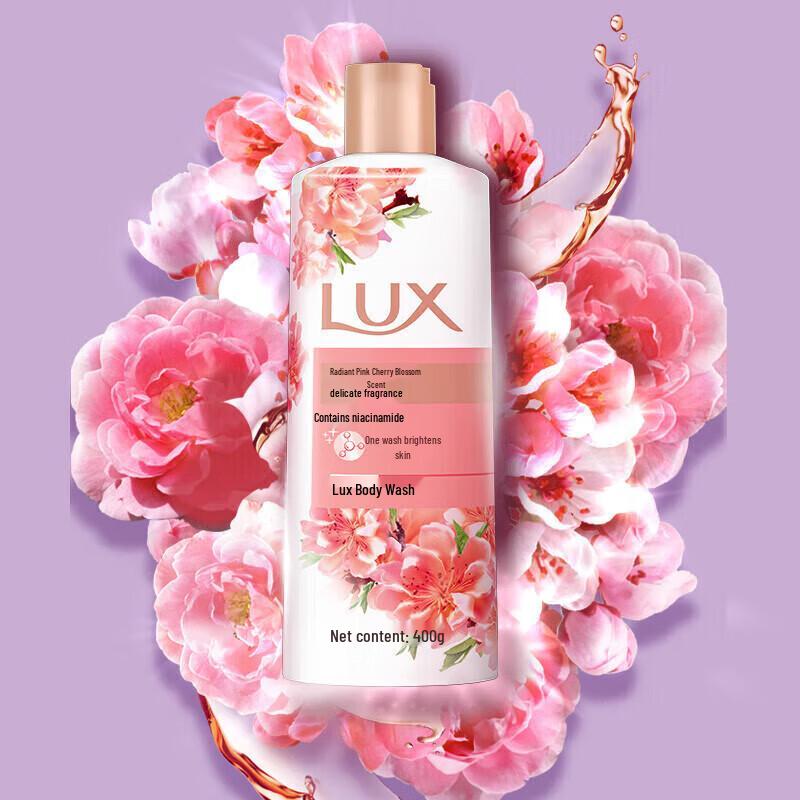 Lux Brightening Pink Cherry Blossom Scented Shower Cream