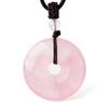 Live stream pink crystal peace pendant diy Handmade bracelet, pendant, necklace accessories, pink crystal peace buckle