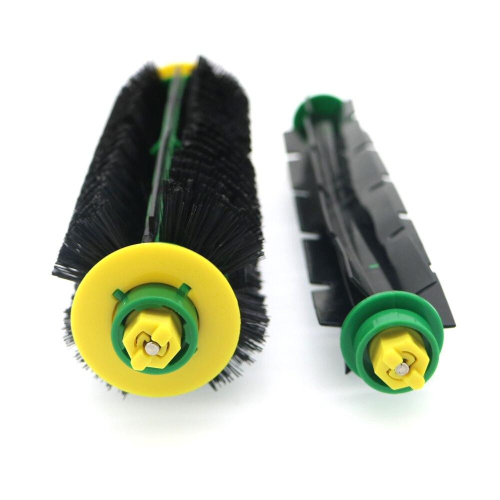 Щетка из щетины + гибкая щетка для взбивания для iRobot Roomba 500 Series 510 520 530 535 540 550 560 570, детали пылесоса