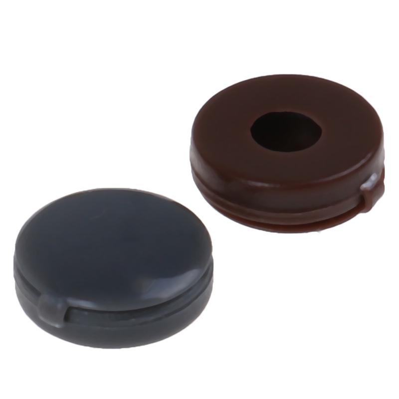 50 шт. навесные пластиковые винтовые колпачки для внешних кнопок, декоративная крышка для мебели