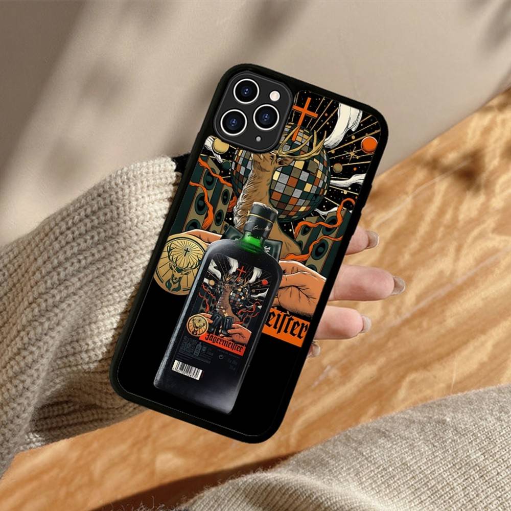 Hot J-JaegermeisterS PC+TPU Phone Case For IPhone 17 16 15 14 13 12 11 Pro Max Plus Kawaii Cartoon Cover