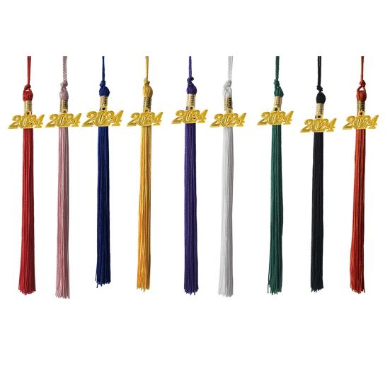 2024 Выпускной кулон с кисточкой, яркий цвет, красивый ручной работы, полиэстер, выпускной, украшение с кисточкой, товары для вечеринок