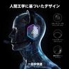 EKSA E1000V2 Headset Gaming Wired Rotating Microphone 3D Sound Detachable RGB Light Gaming Headphones Lightweight 50mm Driver Leather Noise Canceling