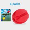 6 шт. силиконовых держателей для удочек, ремни для мячей, 5 отверстий, легкие рыболовные снасти, органайзеры, стеллажи для хранения, рыболовные принадлежности