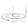 New Stainless Steel Spiral Clothes Rack Space Saving 360° Spiral Spiral Sheet Hanger Anti-slip Silver Color Quilt Blanket Hanger