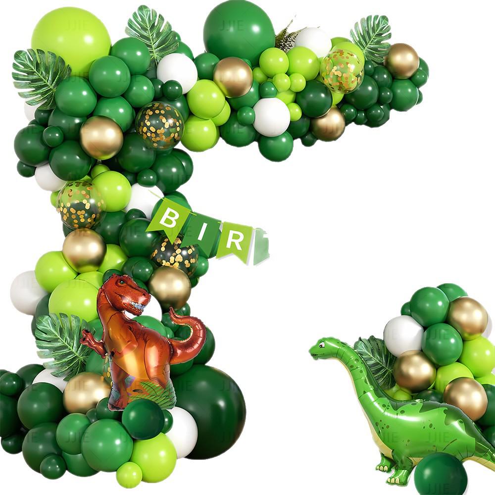 Украшение для сцены на день рождения динозавра для детей - Набор из воздушных шаров и для создания атмосферы вечеринки для мальчиков и девочек