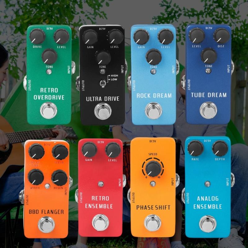 Aluminum Alloy Overdrive Effects Pedal Featuring Sound and User Friendly Interface Musical Instrument Accessories