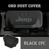 APK6  Car OBD Port Protective Connector Dustproof Cover Cap Accessories For Jeep Cherokee Wrangler JK Gladiator Compass Renegade