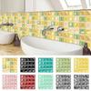10Pcs PVC Mosaic Tiles Wall Sticker 10x10CM Brick Tile Stickers Mosaic Crystal Tile Stickers Home