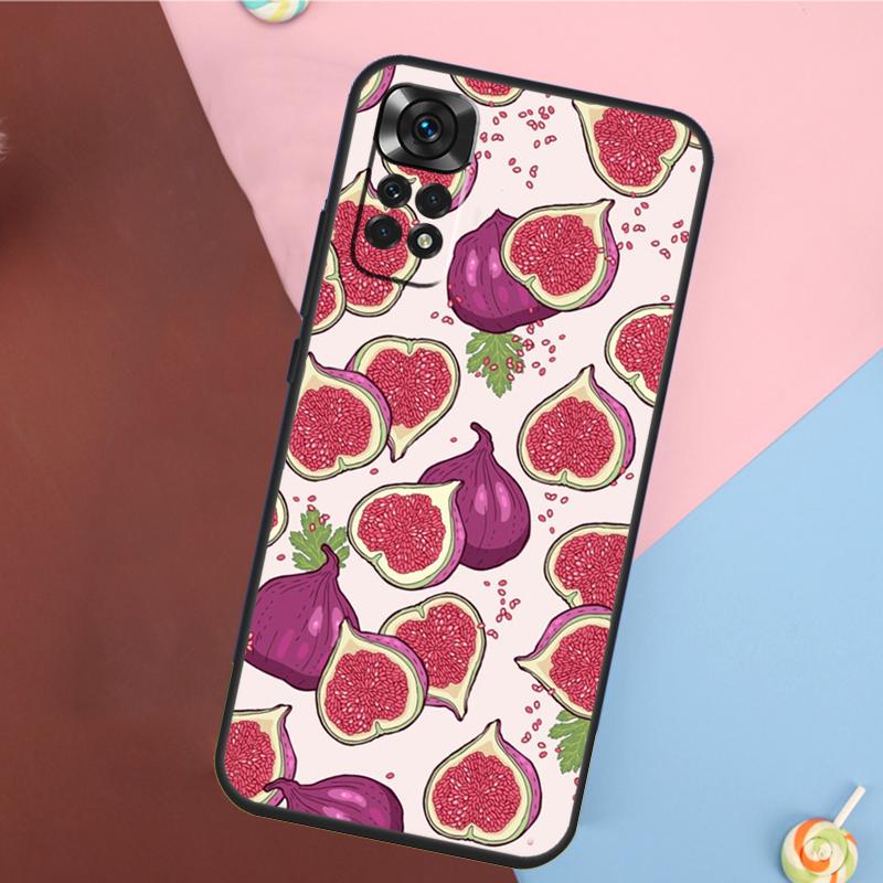 Чехол для телефона Xiaomi Redmi Note 14 13 12 9 10 11 Pro 9S 10S 11S 12S Redmi 14C 10C 12C 13C с принтом Авокадо, Груша, Папайя
