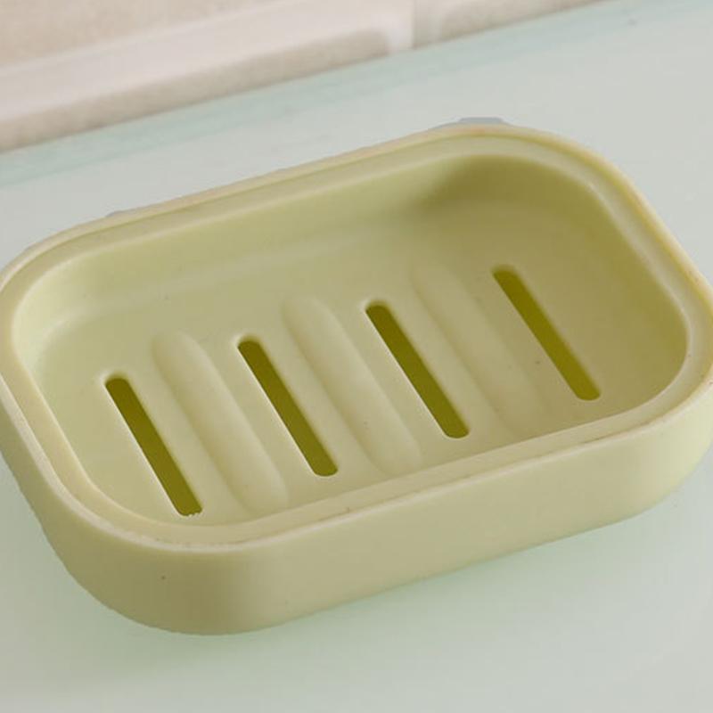 Charm Simple and Generous Double Soap Box Thickened Soap Tray Square Soap Box with Cover Bathroom Home Life Plastic Toilet Multi-function Multi-scene