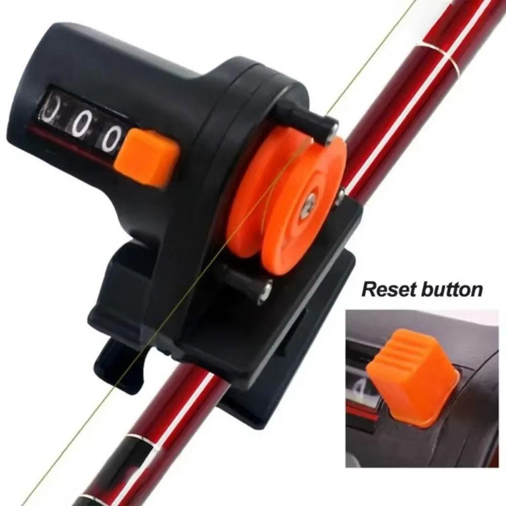 0-999M Fishing Line Finder Counter 6cm Fishing Tackle Length Gauge Counter  Fishing Equipment