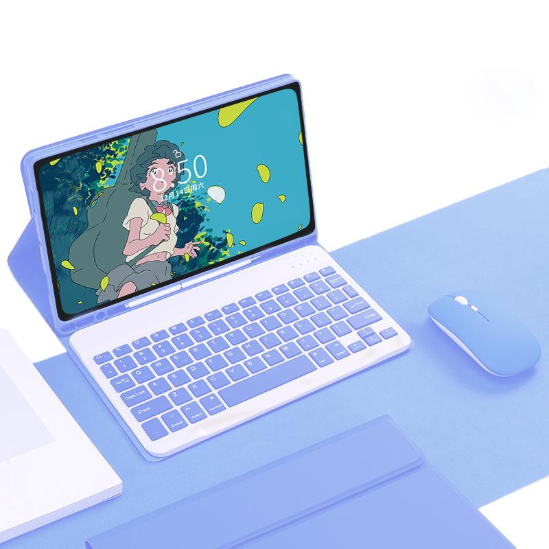 Чехол с Bluetooth-клавиатурой для планшета Samsung Galaxy Tab S6 Lite Tab A7 Lite Tab A7 Tab A8/A9 Tab S7 Tab S8 Tab S9 11 10,5 10,4 8,7 дюймов, кожаный чехол