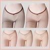 Extra Large Skin Tone V Cut Carnival Glitter Jacquard Opaque Thin Fishnet Seamless Breathable Stockings Women Sexy Sparkly