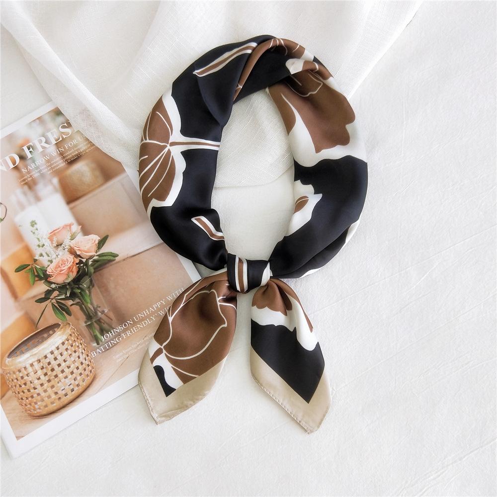 Fashion Decoration Scarf Hairband Tie Hair 70 Small Square Scarf Silk Scarf Women'S Spring And Autumn Versatile Small Scarf Professional Scarf