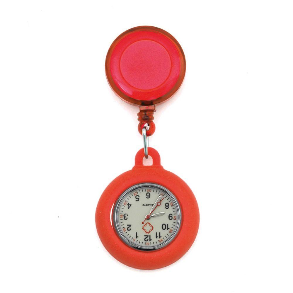 Silicone Pocket Watch Clip-on Doctor Hanging Luminous Fob Watch Nurse