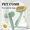 Pet Hair Shedding Comb Dog Cat Brush Dog Comb Self Cleaning Brush Dog Brush Hair Removal Comb for Dogs Cats Pet Grooming Brushes