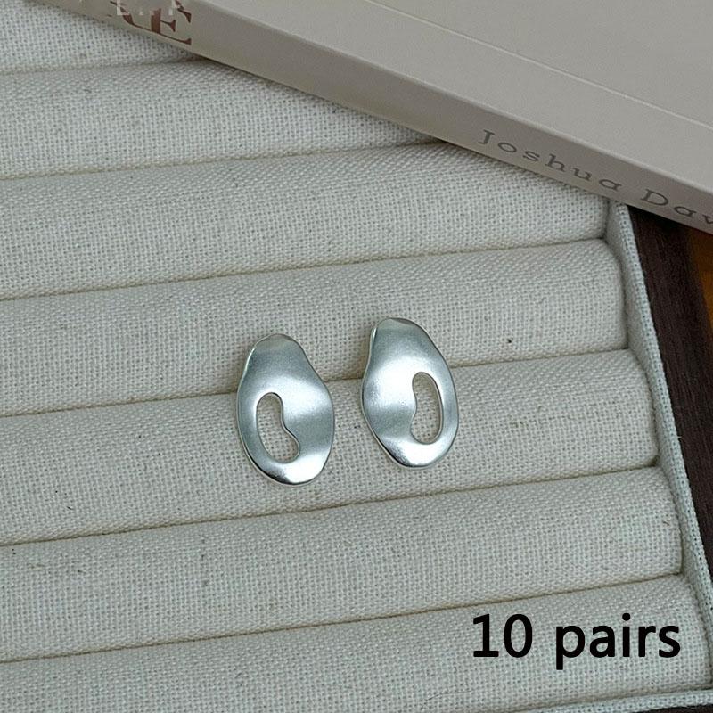 Женские серьги Легкая роскошь Полые овальные серьги Женские Простой нишевый дизайн Серьги-капельки с чувством зрелости Для отправки подругам Серьги