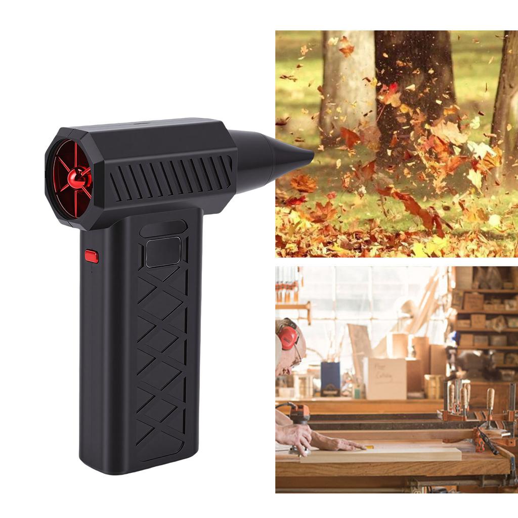 Duster LED Digital Display High Power High Speed Portable Electric Blower Duster with Emergency Light for Outdoor Travel